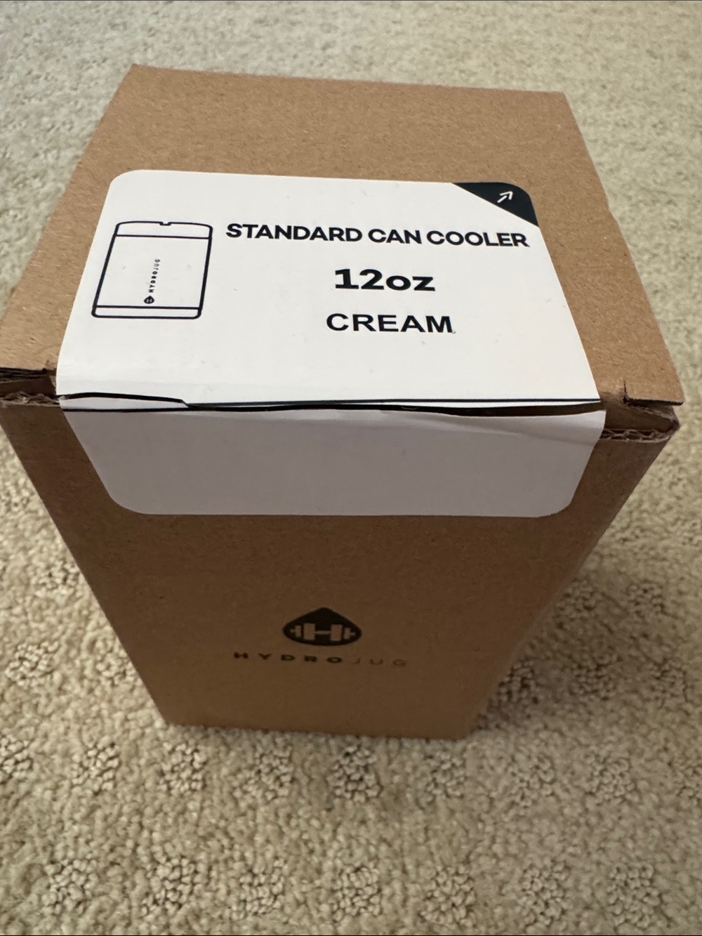 HydroJug Standard Can Cooler - Cream